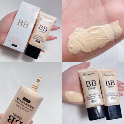 BB Cream Autêntico: Base Líquida Hidratante, Clareadora, Controladora de Oleosidade para Maquiagem de Estudante - Acabamento Natural