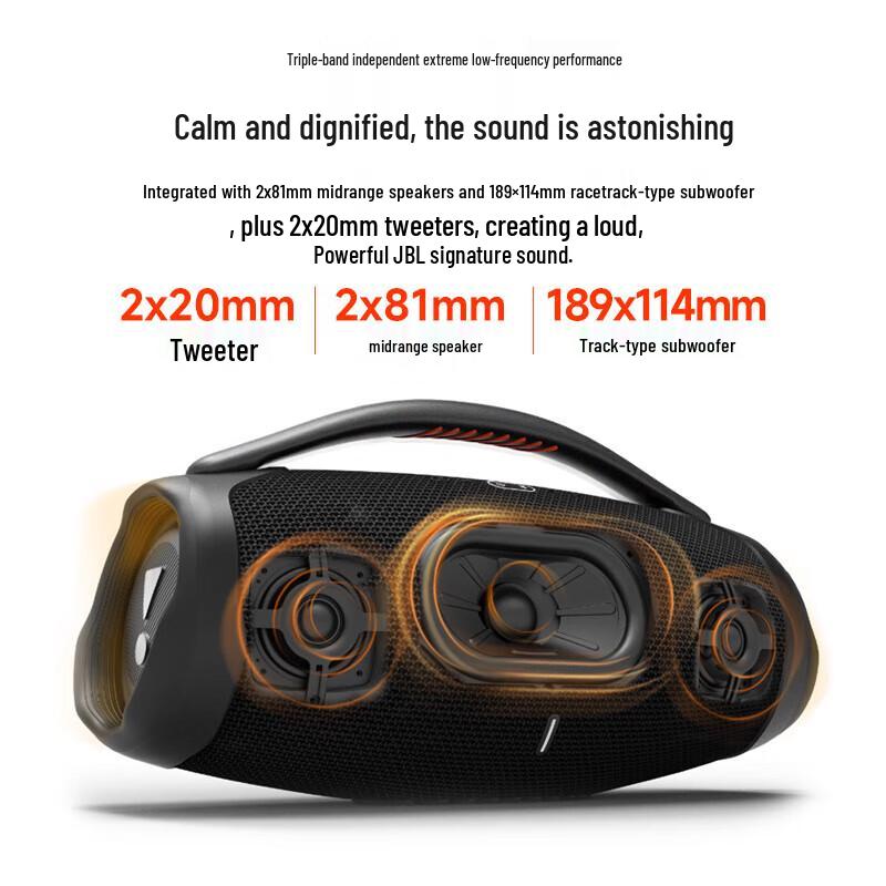 JBL Boombox 3 Portable Bluetooth Speaker