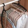 11 Hole Clothes Hanger Multifunctional Rotating Traceless Clothes Hanger Dormitory Home Bedroom Wardrobe Laundry Storage Artifac