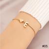 Simple Fashion Love Letter Bracelet Retro Adjustable Alloy Letter Bracelet Women Hand Jewelry Accessory
