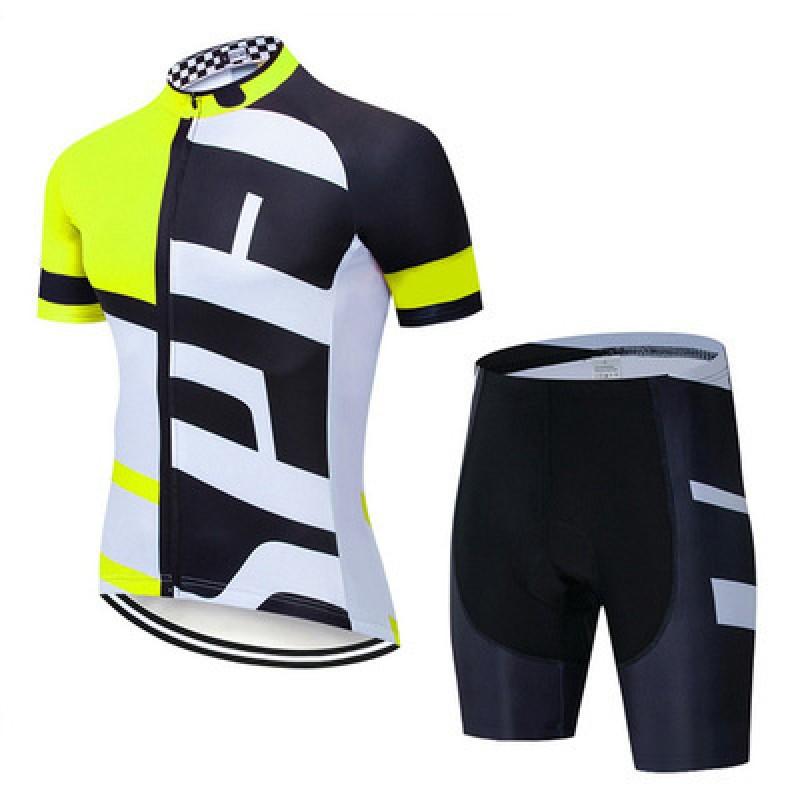 Men Women Cycling Jersey Set Short Sleeve Mountain Bike Apparel Quick Dry Breathable Riding Kit
