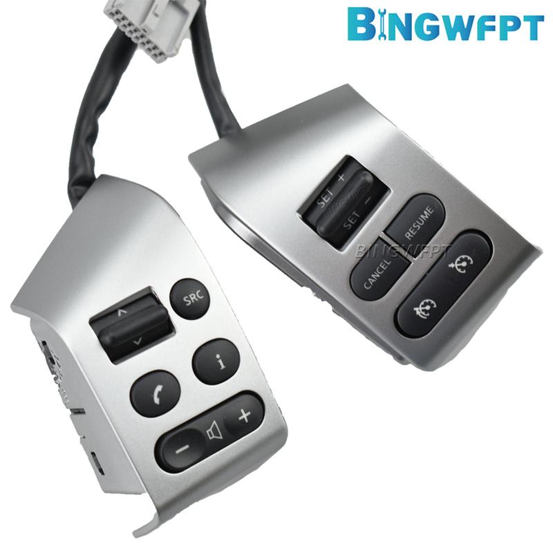 For SYLPHY 2005-2018 Steering Wheel Control Buttons With Backlight Car Styling Buttons FOR Nissan LIVINA 2007-2010