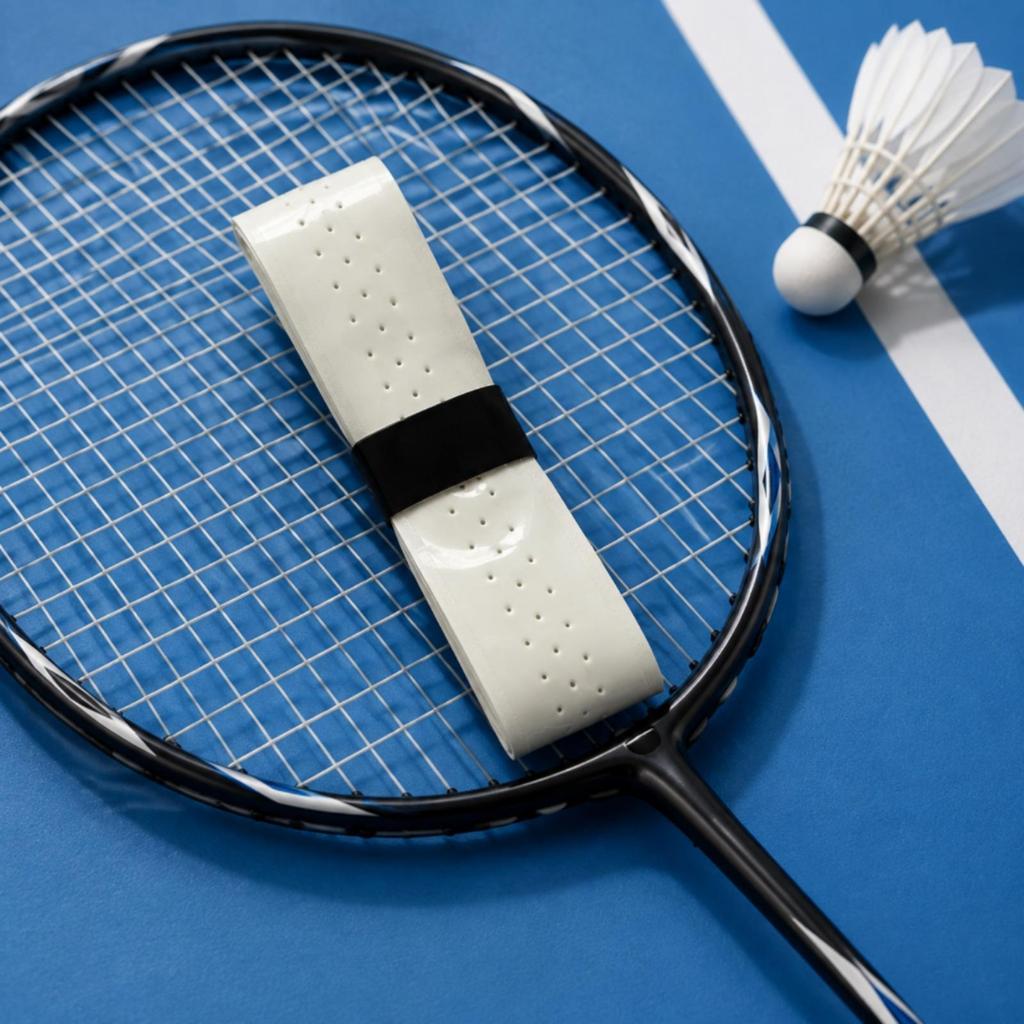 PU Overgrip Tape Thick Racket Handle Wrap with Ventilation Holes Tacky