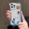 Card Slot Holder Silicone Wallet Pocket Case For Samsung S23 S24 S25 Plus iPhone 17 Air 16 14 Pro Max Oppo Reno 10 11 12 Pro Cover Clear Phone Bumper