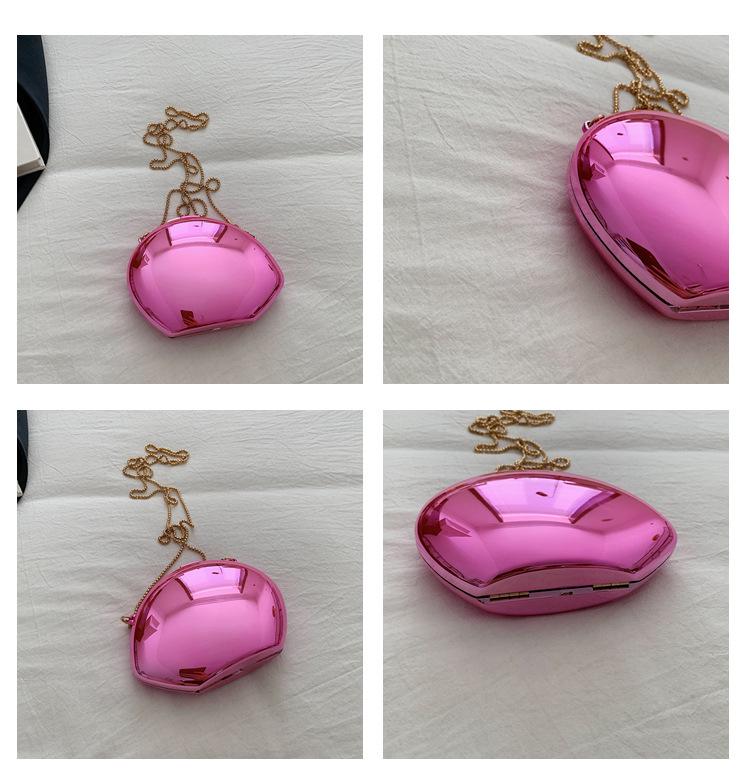 Borsa a Mano Testurizzata Specchiata Stile Coreano Chic - Borsa a Spalla Casual Versatile per Donna