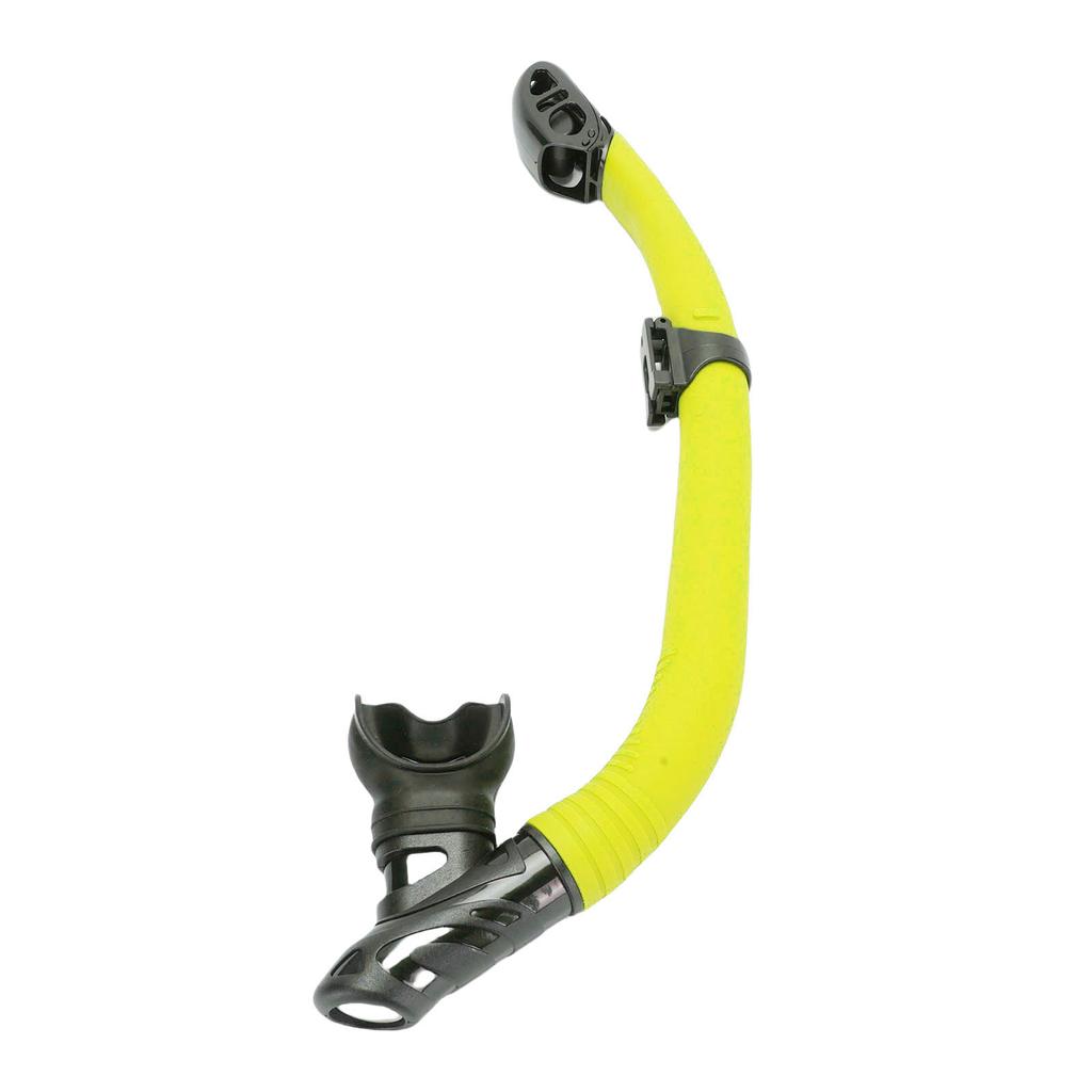 Dual Function Wet Full Dry Diving Snorkel with Bite Valve for Freediving Snorkeling Universal Diving Gear Easy Breath