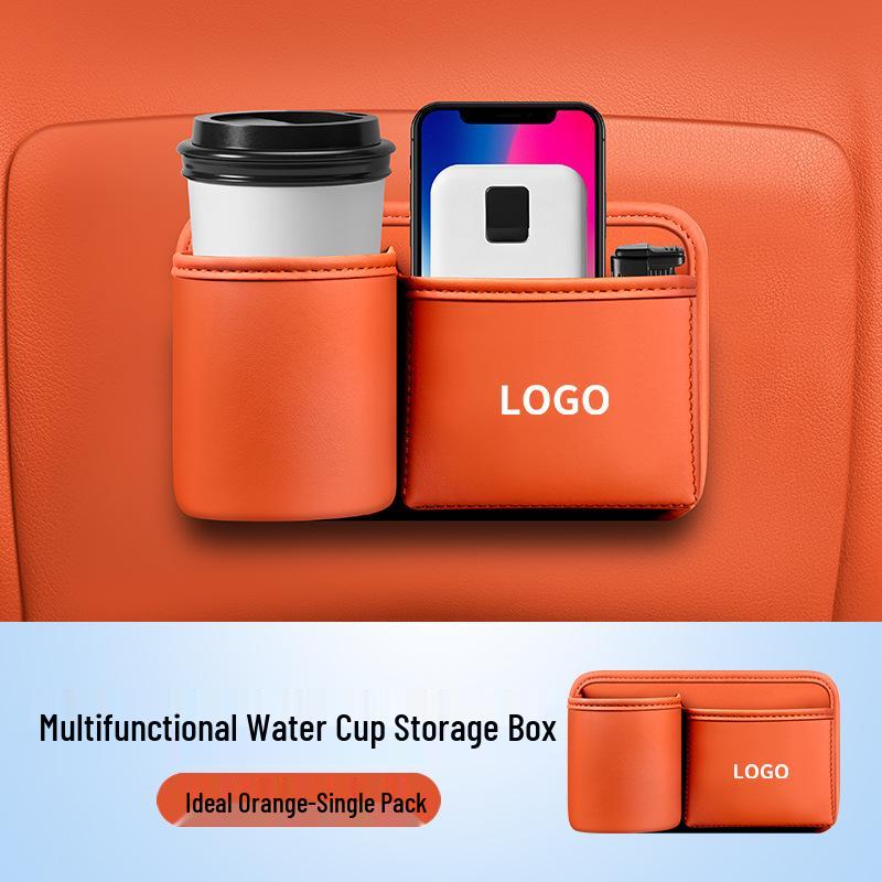 Multi-Function Car Storage Box: Phone, Keys, Cup Holder & Cigarette Case