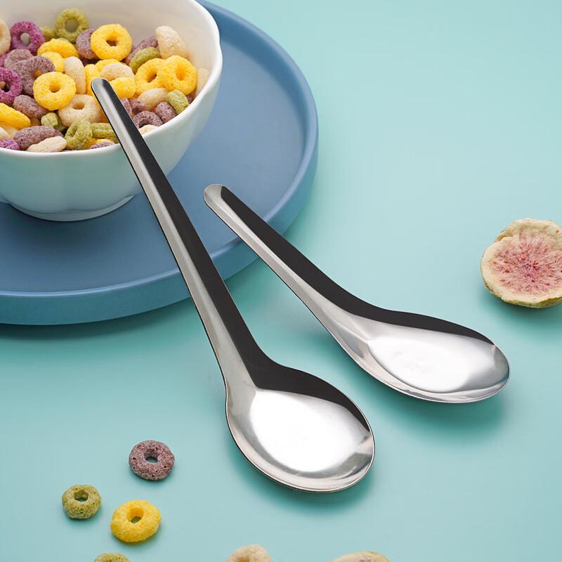 Chinese Style Stainless Steel Serving Spoon