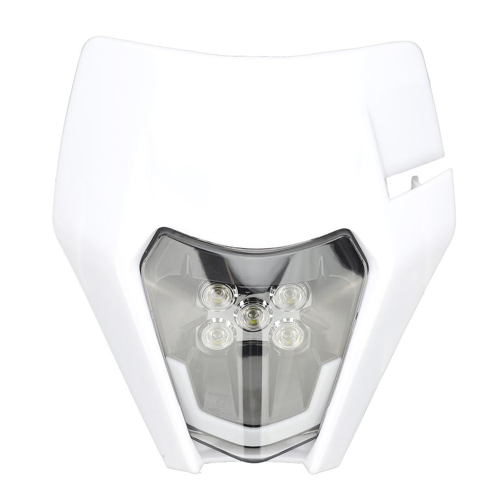 12V Off Road Motorcycle Headlights High Brightness LED Headlamp with Fairing for Dirt Bike Light Modification