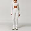 JYL Naked Yoga Set Professional Gym Three Piece Fitness Outfit