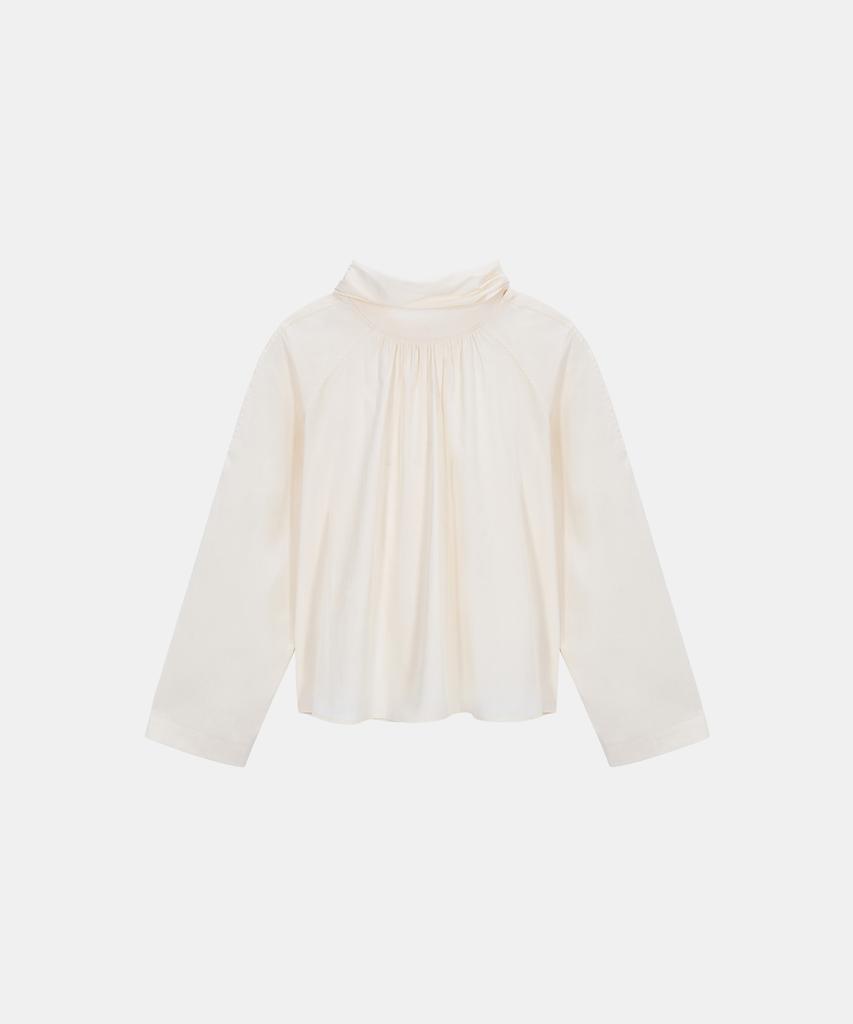 POETSEOUL Double Tie Blouse_Ivory