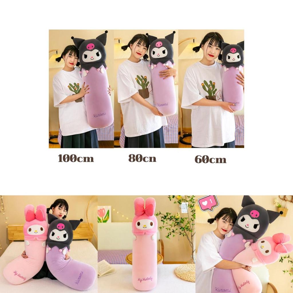 My Melody Long Throw Pillow Cushion Plush Toy Soft Stuffed Doll Xmas Gift Perfect For Cuddles And Snuggles!