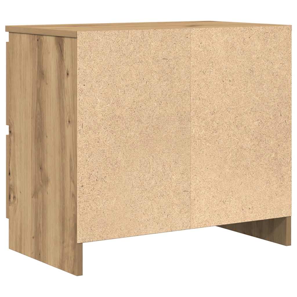 TV Cabinet in Artisan Oak Finish 60 x 35 x 54 cm Particleboard