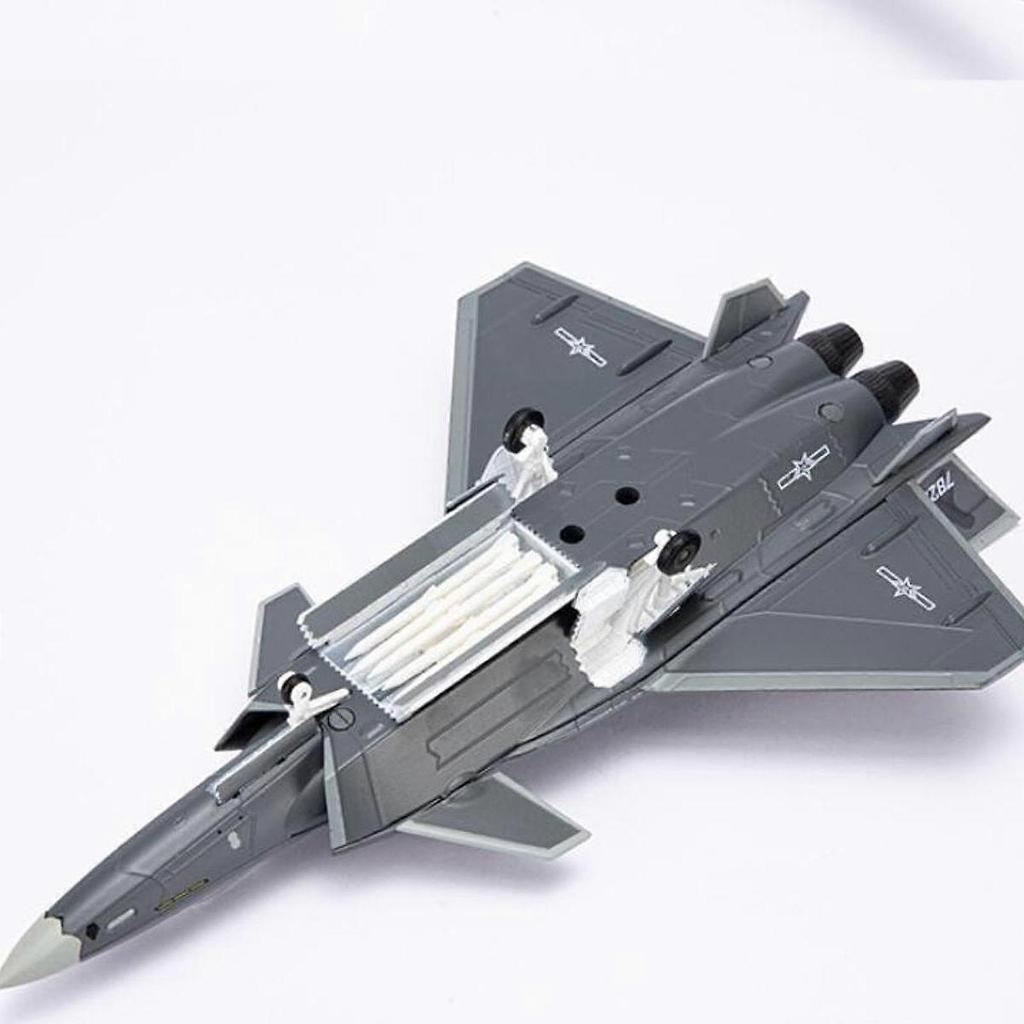 1:100 J20 Plane Model Simulation Aircraft Model for Table Living Room Office