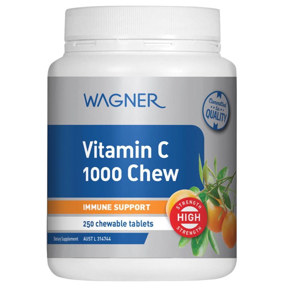 

Wagner Vitamin C 1000 Chewable 250 Tablets