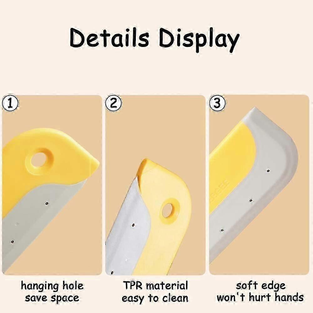 3 Pack Small Squeegee,kitchen Sink And Countertop Mini Silicone
