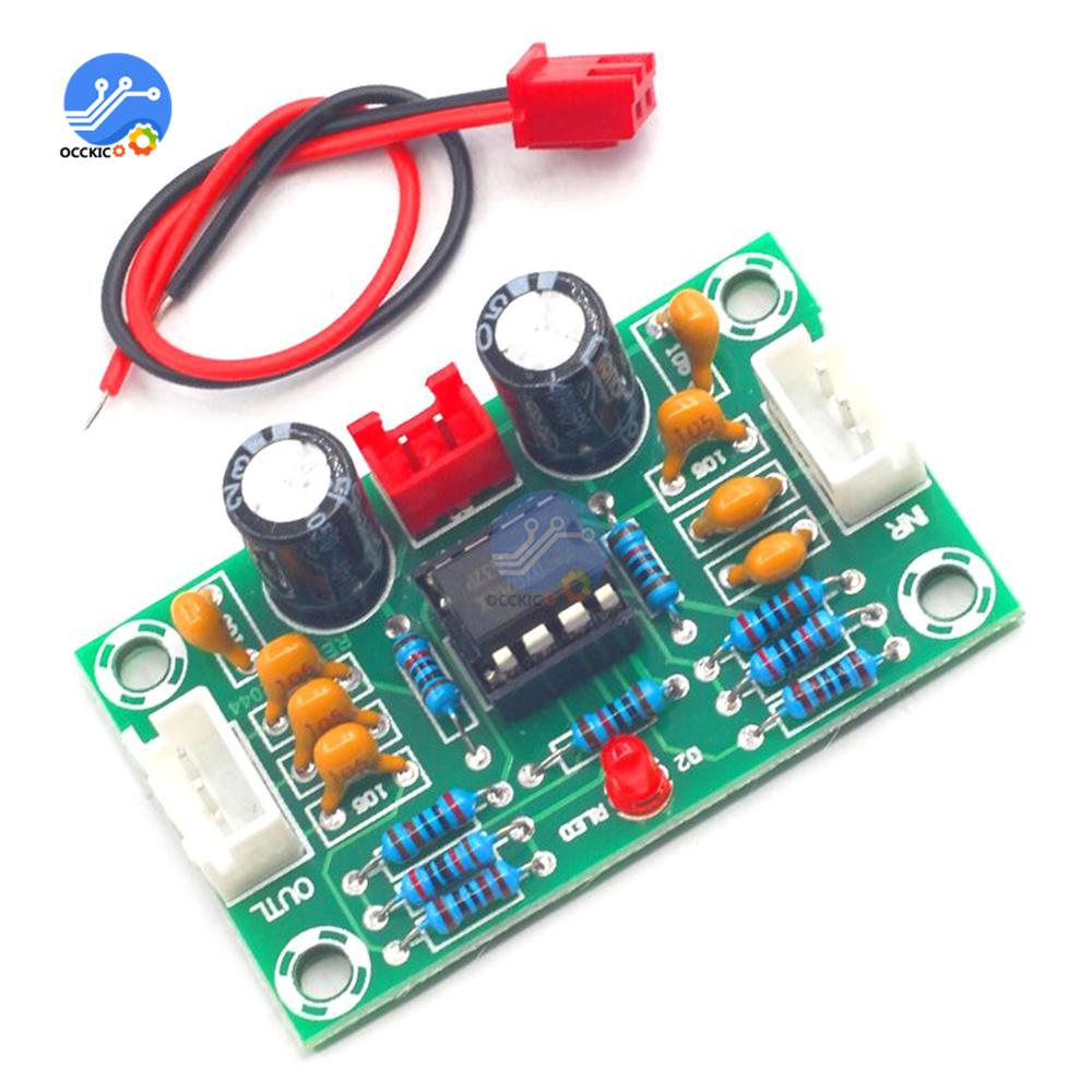 NE5532 Operational Pre-Amplifier Module Digital Audio Front Amplifier Board Preamplifier 5 Times Rate Wide Voltage