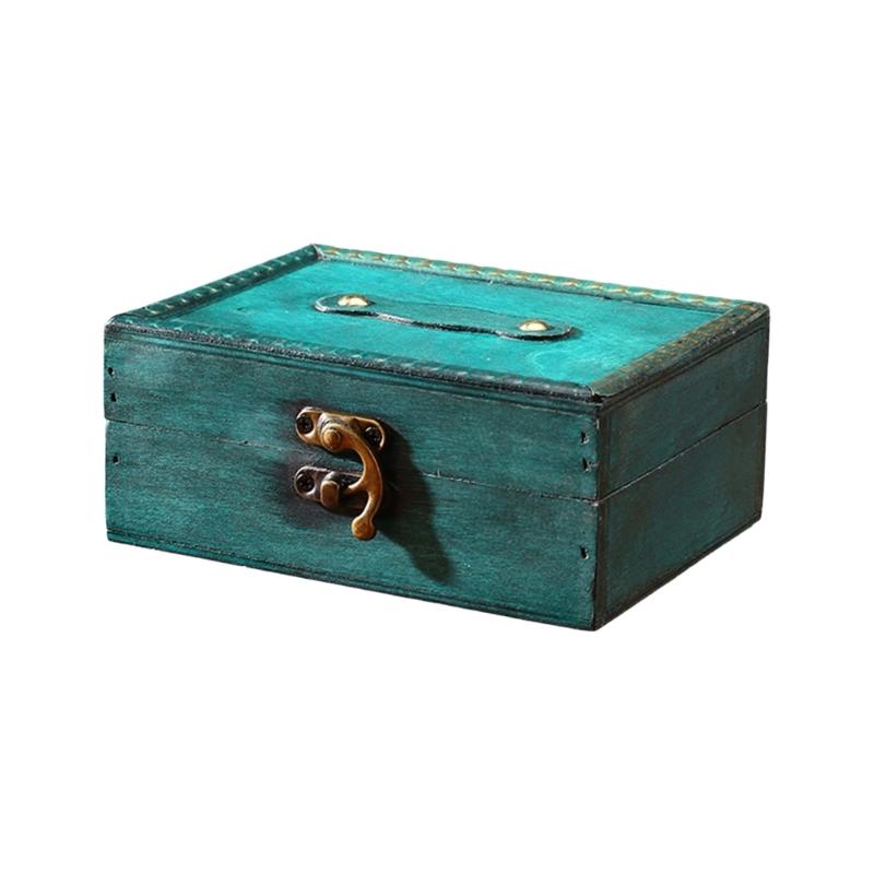 User Friendly Wooden Organizers Box for Jewelry and Small Items Storage Natural Materials Retro Style Storage Container small