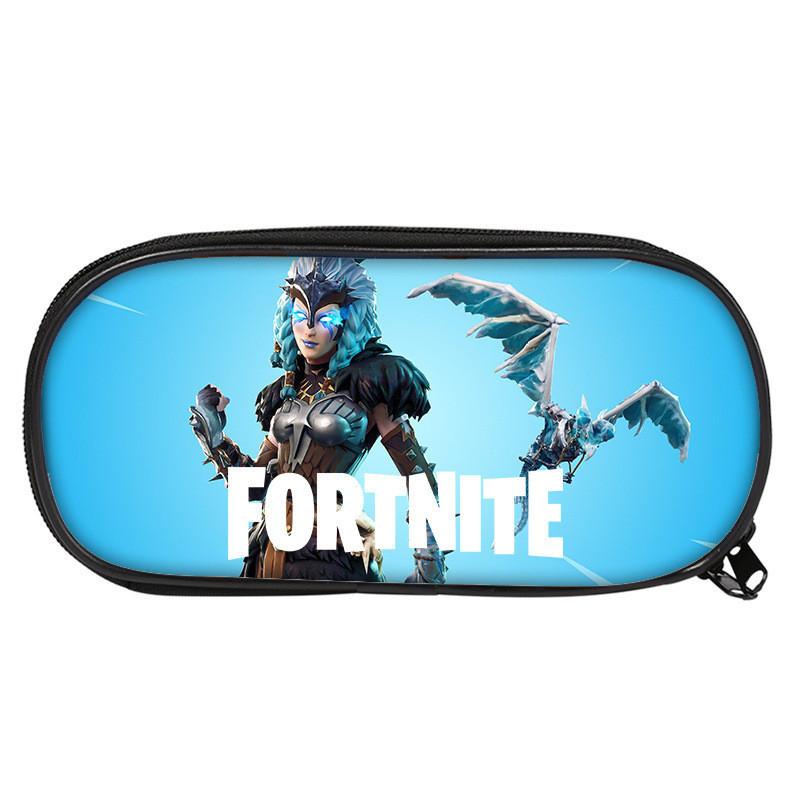 Fortnite Pattern Student Single Layer Stationery Pencil Bag Stationery Storage For School And Travel Use