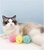Cat Toy Ball,3Pcs Indoor Interactive Cat Kicker Toy Balls,Fun Kitten Catnip Toys for Cat Exercise,Singing Ball Kitten Toy