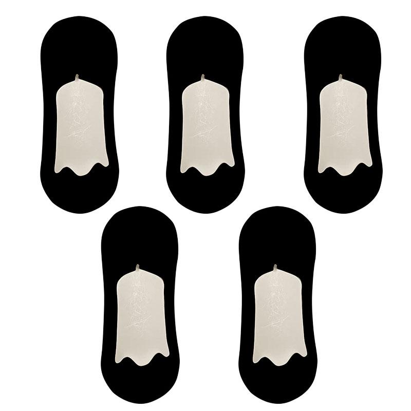 

5 пар мужских носков из хлопка, дышащие, летние, ультратонкие, невидимые, шелковые, силиконовые, нескользящие, впитывающие пот, мужские носки-лодочки EU 37-45