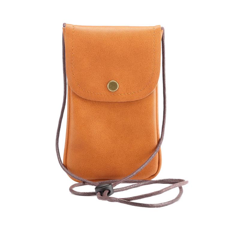 Women's Cute Mini Leather Crossbody Phone Bag - Korean Fashion Trend