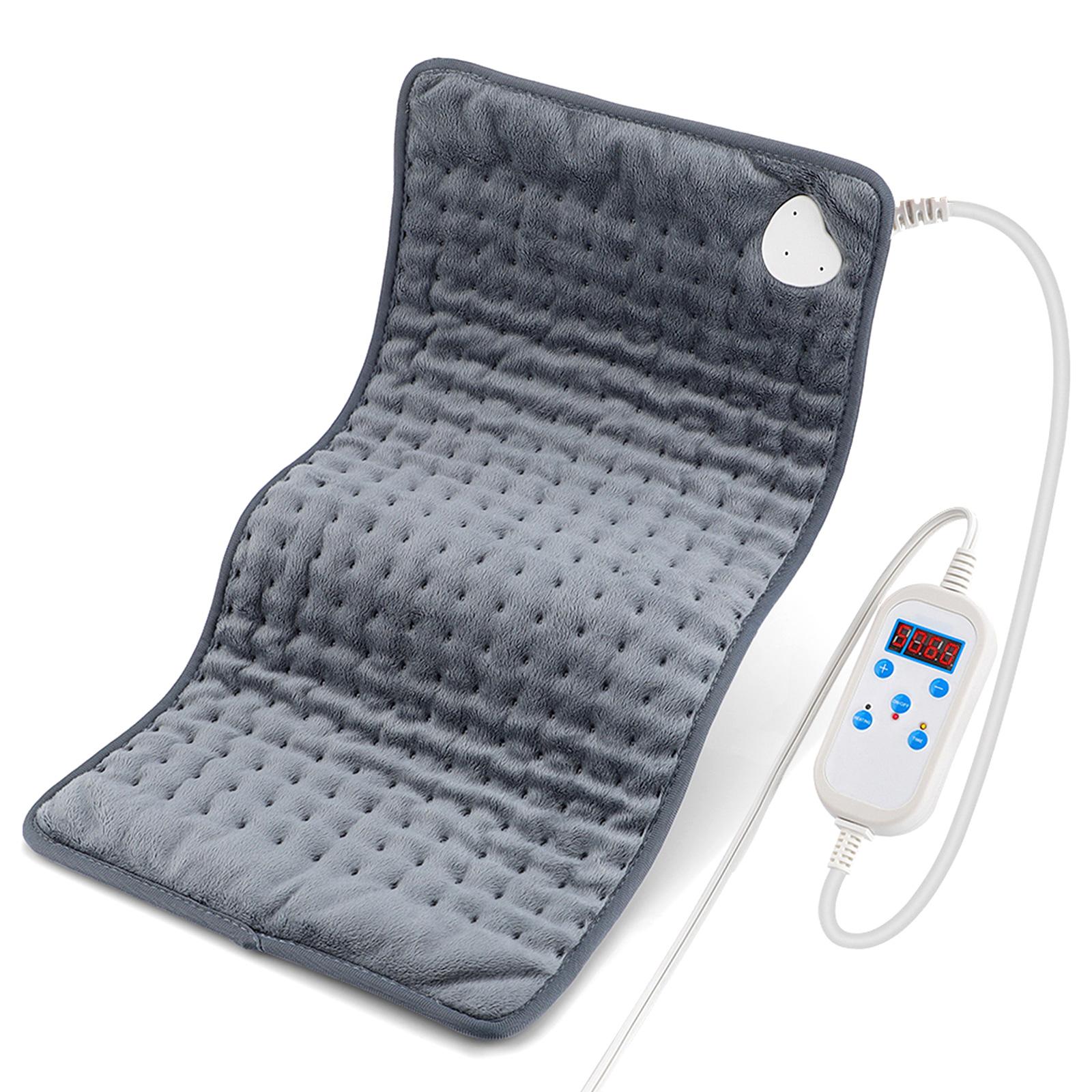 

Heating Pad for Back Waist Abdomen Shoulder Pain Relief Cramps Girl Menstrual Grey 24 x 12 9 Heat Levels 4 Timer Setting US