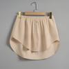 Street Style Short Skirt With Polyester Knit Fabric For Casual Girls