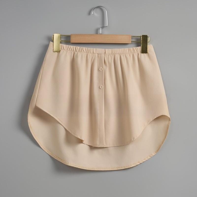 Street Style Short Skirt With Polyester Knit Fabric For Casual Girls
