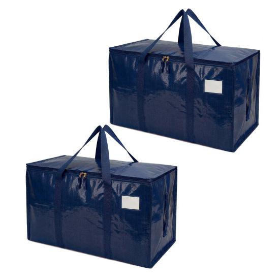 Umzugstaschen mit Tragegriffen Robuste Wasserdichte Aufbewahrungstaschen Große Kapazität Faltbare Aufbewahrungstaschen für Studentenwohnheim Reise Camping