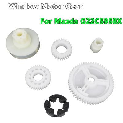 6pcs Car Power Window Regulator Motor Gear Kit For Mazda 3 5 6 CX-7 CX-9 RX-8 G22C5958X Replacement Parts Interior Accessories