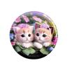 Cat Flower Theme Party Supplies Cat Party Tableware Disposable Paper Plates Paper Cups Paper Towels
