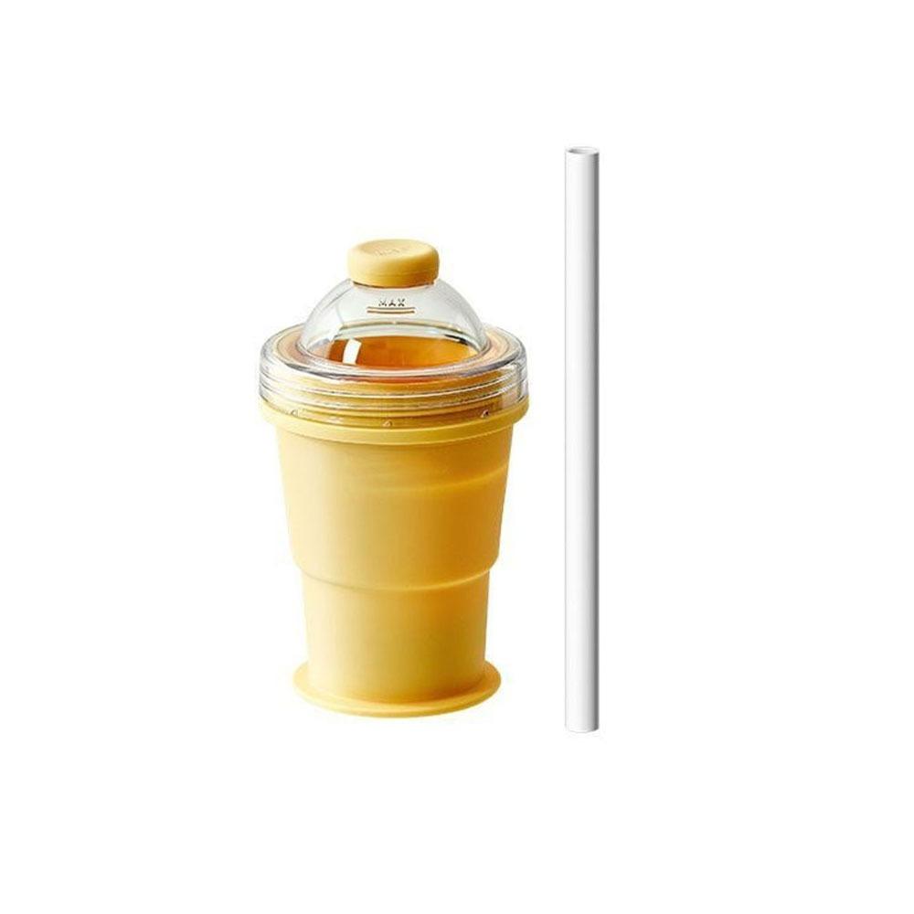 

Foldable Ice Cube Tray Press Easy Demoulding Ice Ball Maker Mold Multifunctional Ice Hockey Cup жёлтый