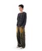 AAKAM Printed Long Sleeve Top (Dark Gray)