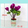 Artificial Cyclamen Persicum Flower Potted Plant For Home Decor And Wedding Centerpieces
