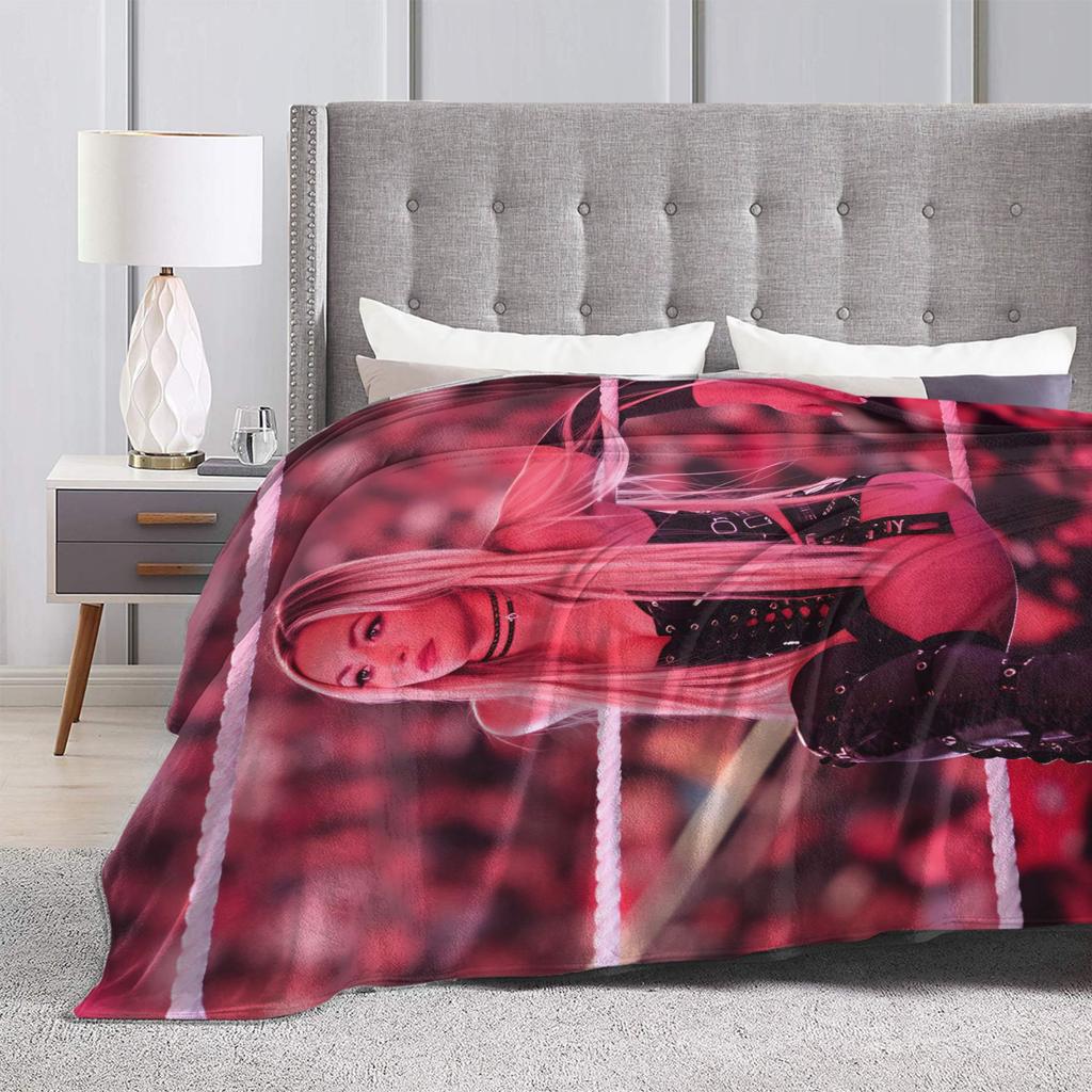 Warm Throw Blanket Travel Office Liv Morgan Blanket  Flannel Bedspread For Couch Chair Fashion Sofa Bed Cover