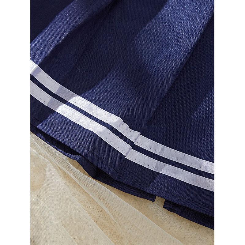 JK Girl Miniskirt Set Sexy Women Lingerie Cosplay Babydoll Plaid Skirt Lace Sleepwear Erotic Student Uniform Kit Sexy Nightdress