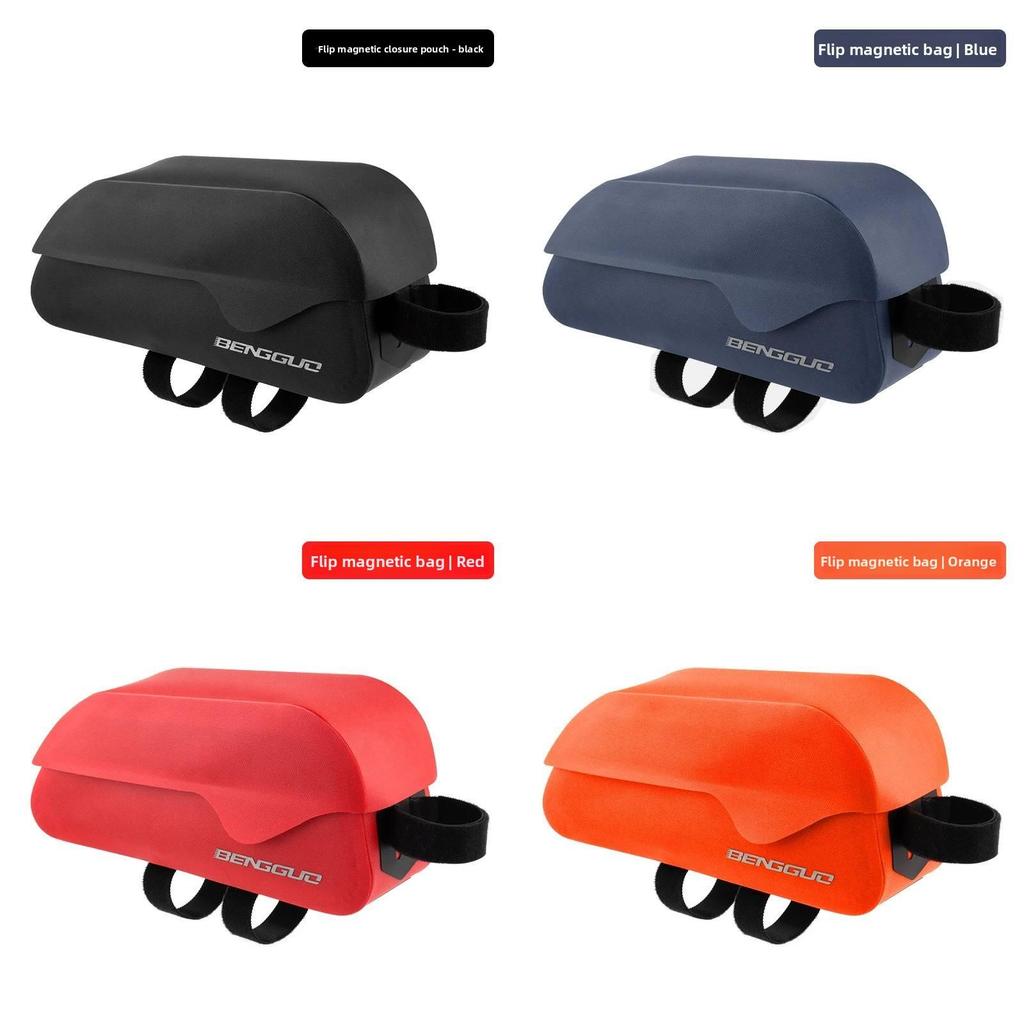 Bicycle Magnetic Handlebar Bag With Waterproof Tpu Material For Mountain And Road Cycling Enthusiasts