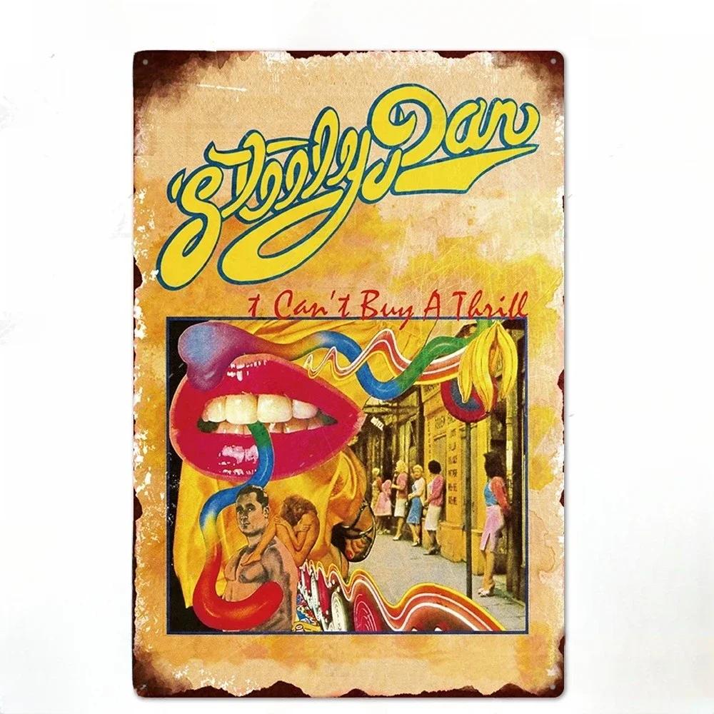 Vintage Rockband Metallschild Poster Aluminiumplakette Wandplatte Für Man Cave Werkstatt Bar Pub Garage Club Retro Heimwanddeko