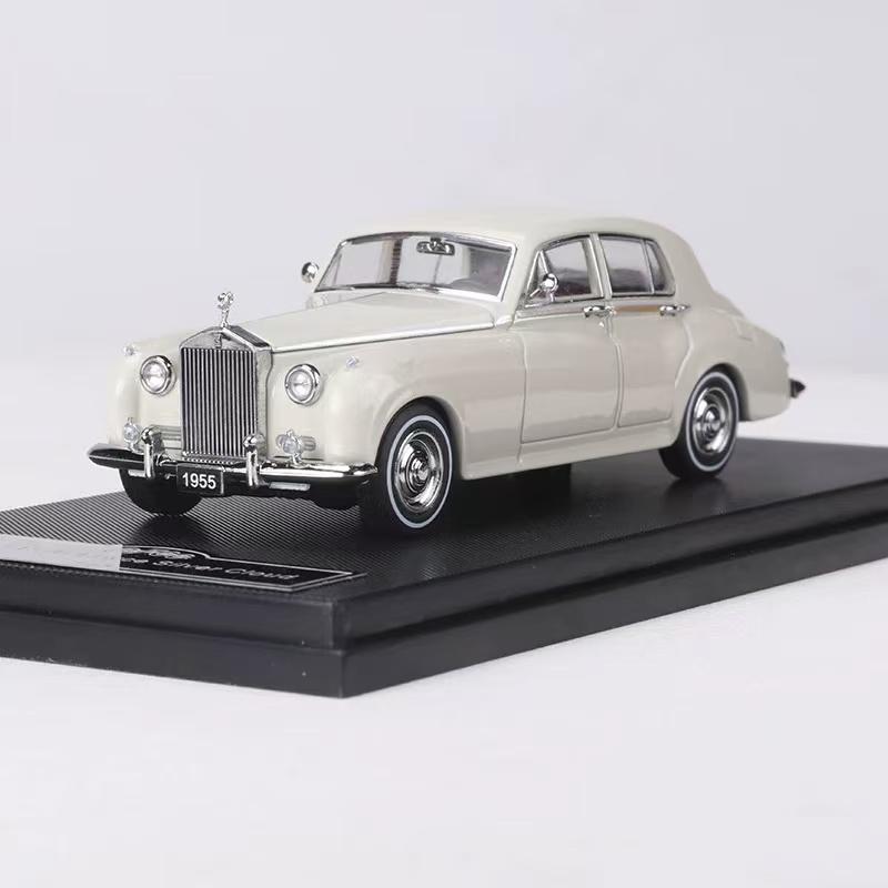 GFCC 1:64 Minicar 1955 Rolls Royce Silver Cloud Alloy Model Vintage Car Diecast Replica Collector's Car Decor