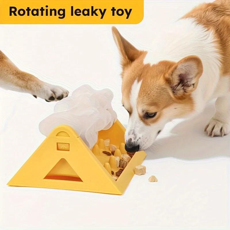 Interactive Dog Puzzle Feeder Toy Slow Feeder Bowl with Leak-Proof Design Durable Mental Stimulation Enrichment