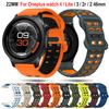 22mm Weiches Silikonband Für OnePlus Watch 4 / OnePlus Lite /3 /2 /2R Armband Armband Für Oppo Watch 4Pro X X2/OnePlus 46mm Band