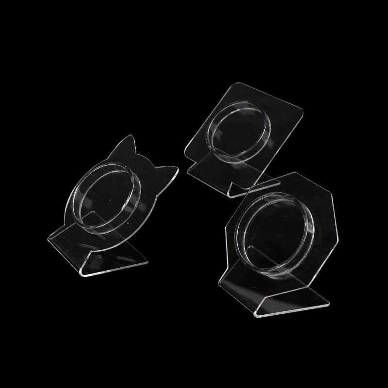 Acrylic Bracelet Holder Display Stand for 12 Bangles Transparent Jewelry Organizing Rack for Store Counter and Home Storage Display