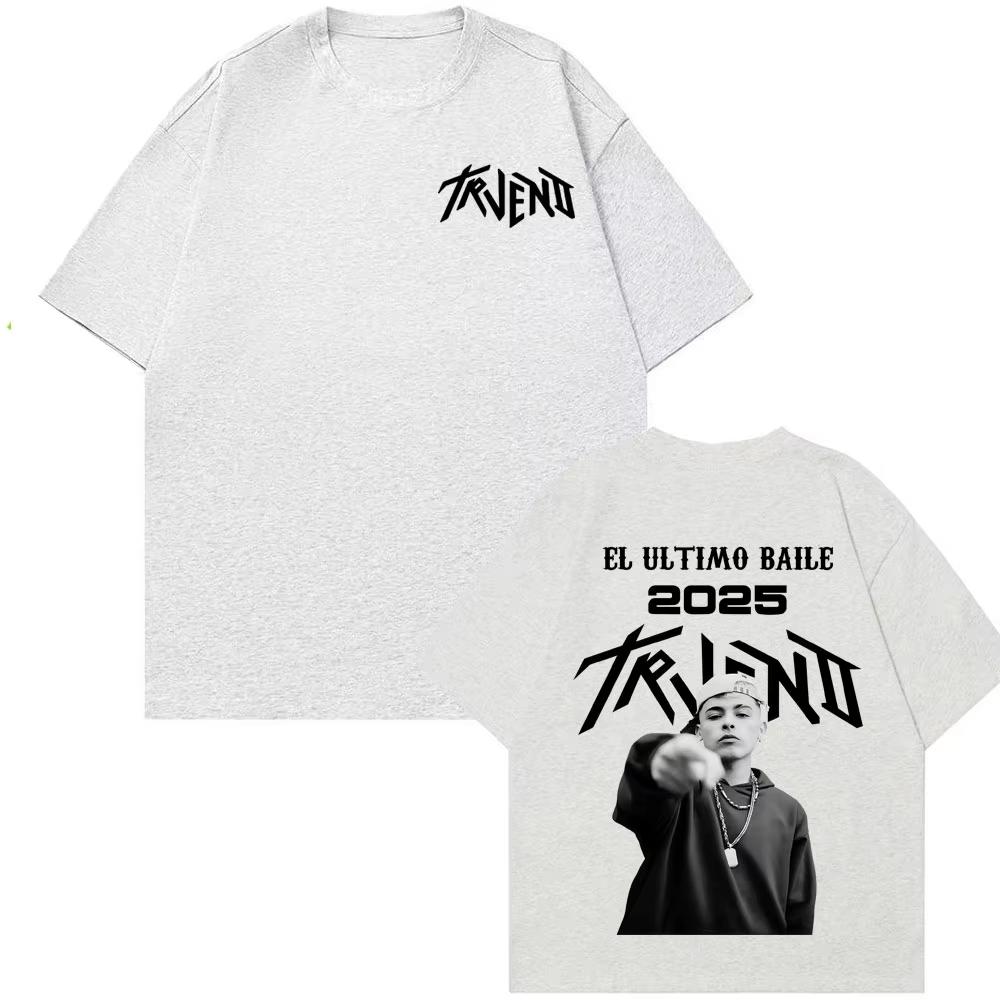 

Rapper Trueno El Ultimo Balie 2025 World Tour T Shirt Men s Clothing Fashion Hip Hop Street T Shirts Casual Women Cotton T-shirt 4XL