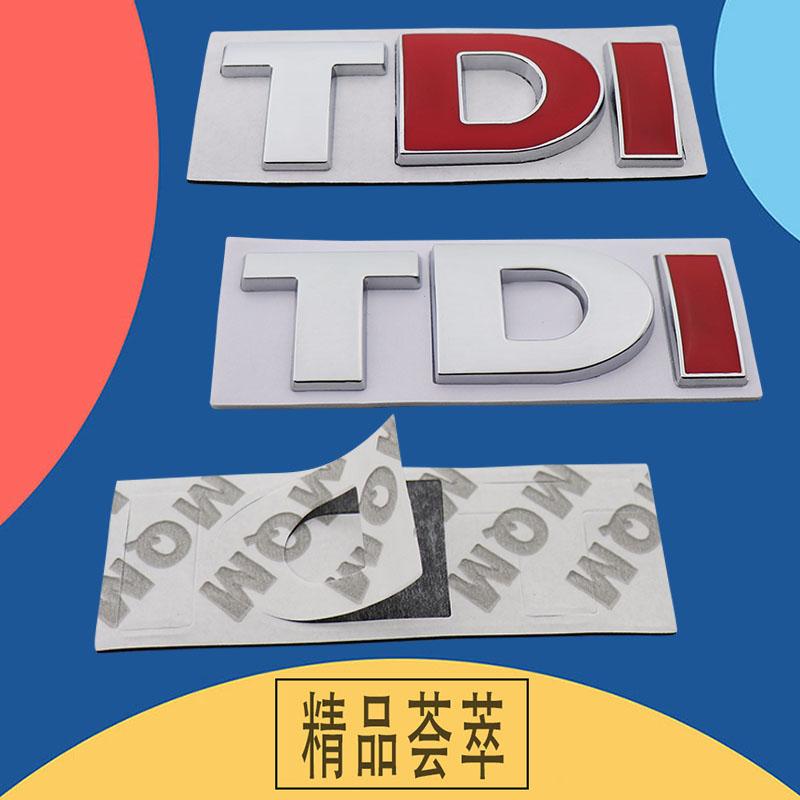 3D Premium Turbo Direct Injection TDI for car Hood Fender trunk Rear Bonnet Nameplate Decal Emblem Badge Sticker