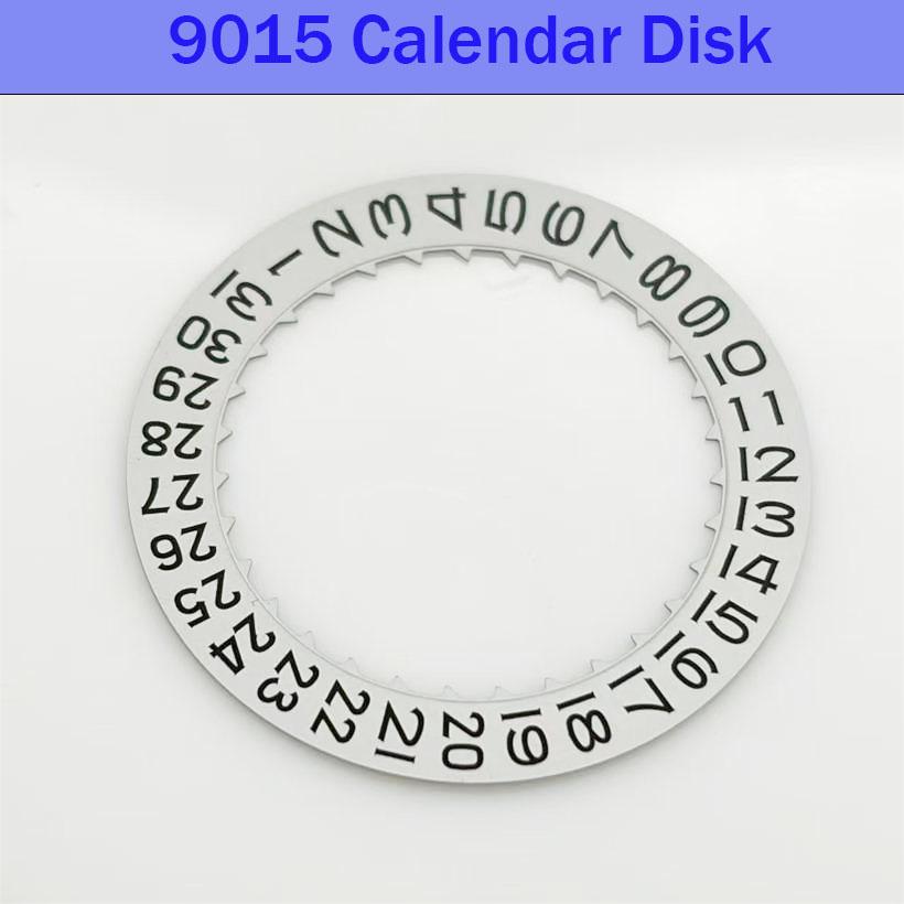 Watch Accessories Brand New Original Suitable For 9015 Movement /Black/White 3 o clock Calendar Disc 6 o clock Calendar Disc