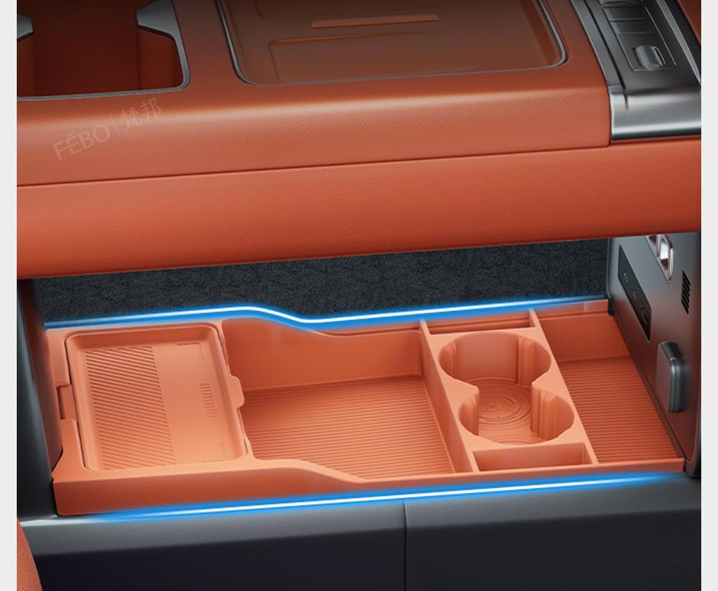 Equation Leopard Titanium 7 Silicone Console Storage Box - Partitioned Interior Accessories