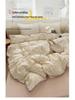 Ins Style 100% Pure Cotton Bedding Set: Duvet Cover and Sheet, Available In Four-Piece or Single Three-Piece Options