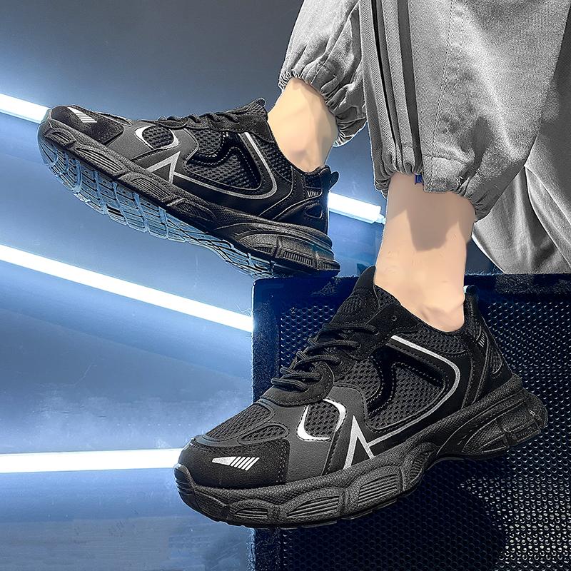 2023 Men’s Sneakers Mesh Chunky Sport Basketball Shoes For Men Street Style Casual Walking Shoes Platform Men’s Jogging Sneakers