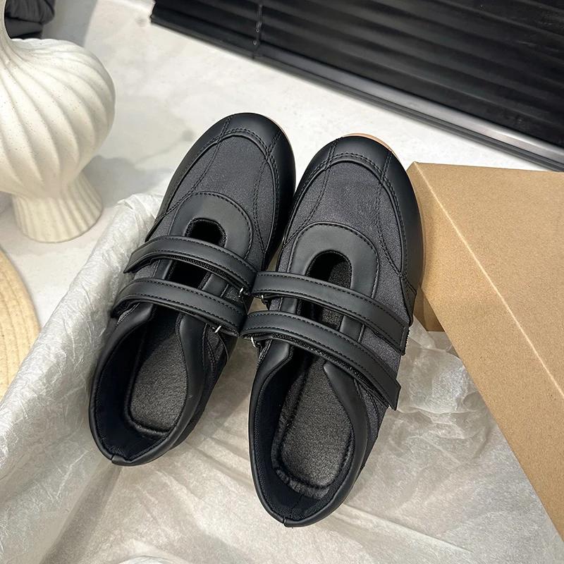 Flats Women Casual Sneakers Shoes Marie Janes Ballet Woman Sandals 2025 New Summer Loafers Elegant Dress Trend Zapatos De Mujer
